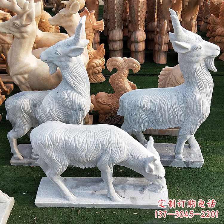 重庆精美白玉石动物雕塑