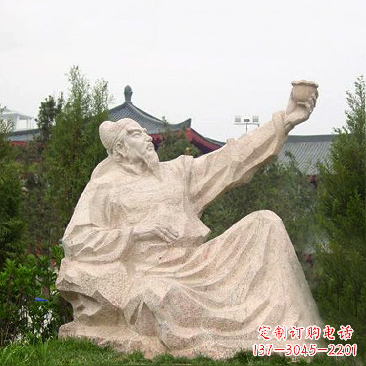 重庆以李白石雕彰显高雅艺术