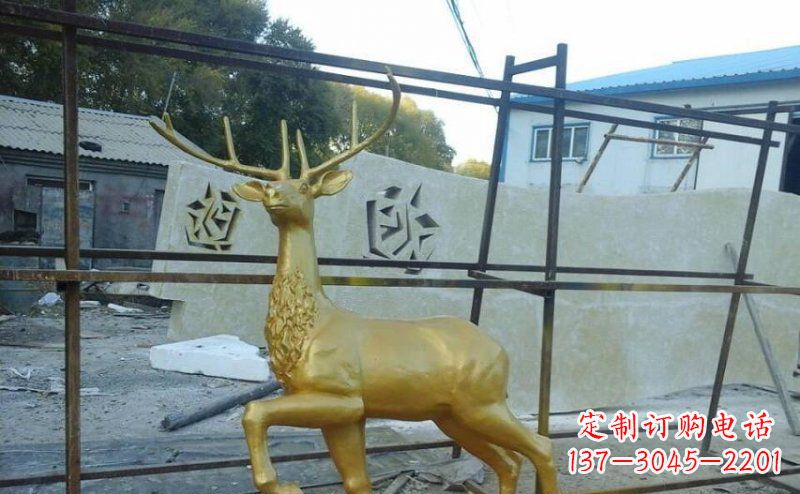 重庆室内外羚羊铜雕艺术品