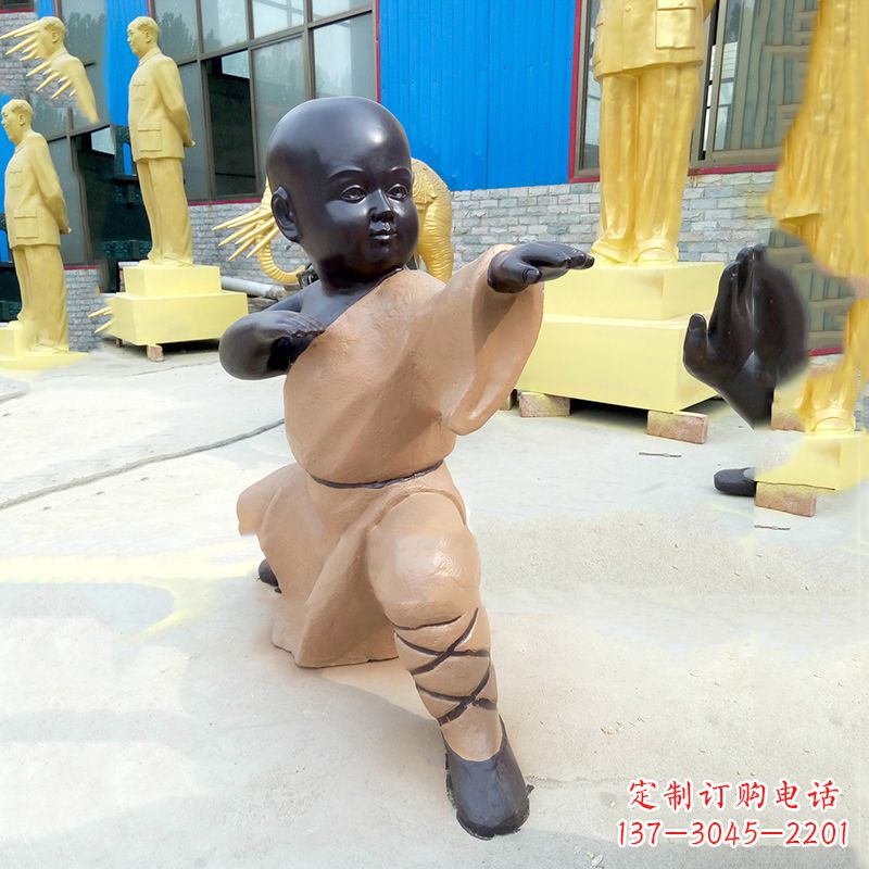 重庆传承传统文化的绝佳礼品——“功夫小和尚”雕塑