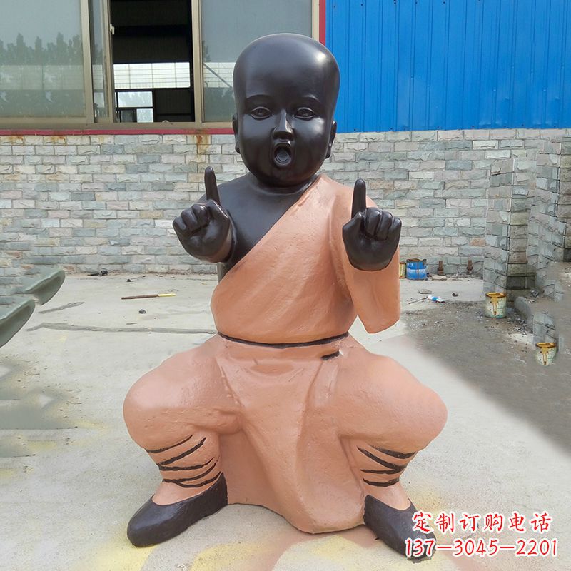 重庆铜雕功夫小和尚