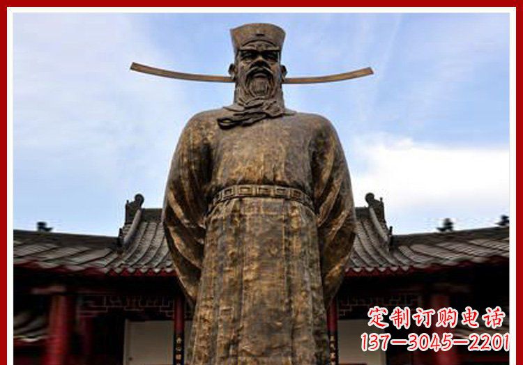 重庆古代历史人物包拯官员铜雕