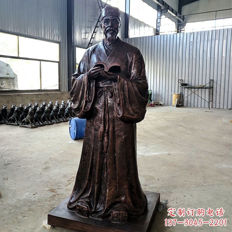 重庆古代名人文学家书画家铸铜苏轼雕塑