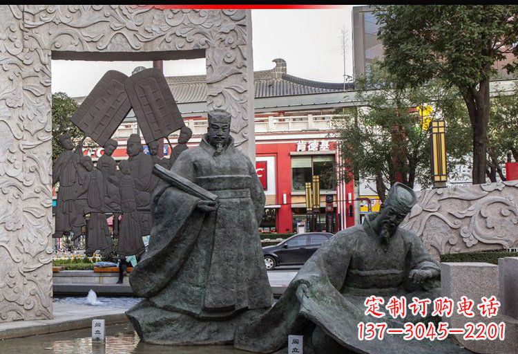 重庆阎立德铜雕名人雕塑精美绝伦