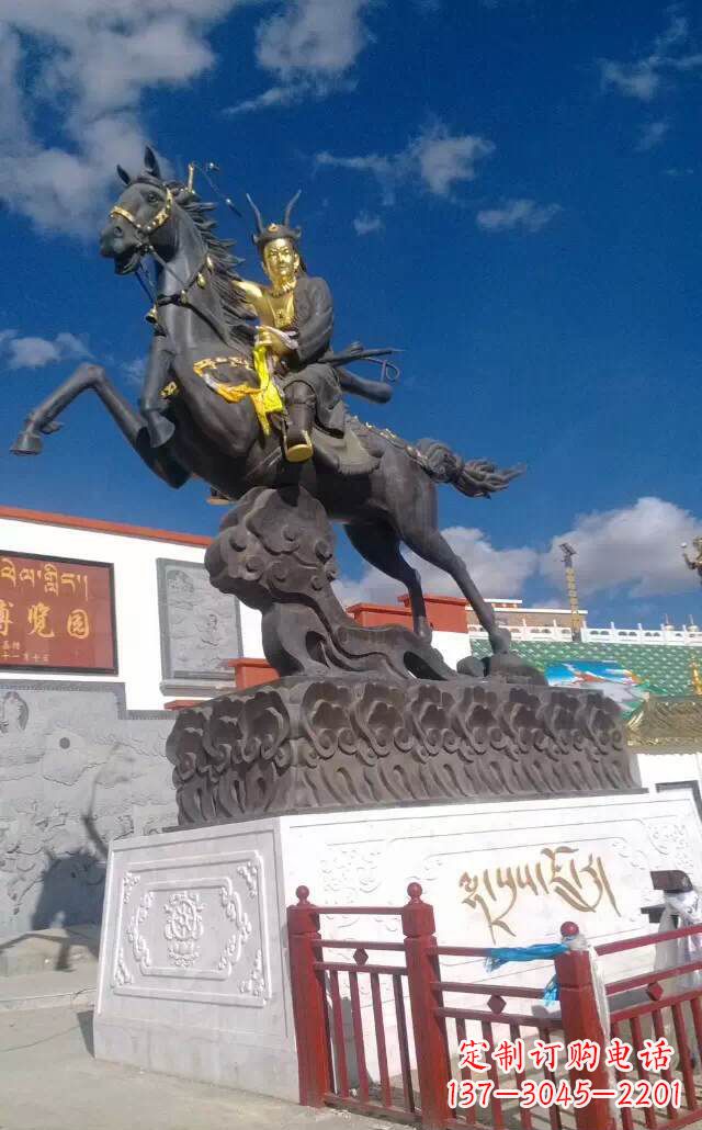 重庆古典骑马人物雕塑