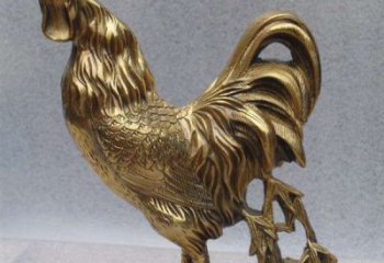 重庆经典公鸡铜雕