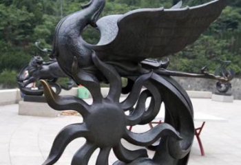 重庆天四灵朱雀神鸟雕塑——象征希望的贵族精神