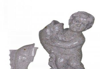 重庆飘洒雕塑——公园景观石雕鱼喷泉