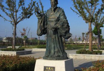 重庆精美大师级铜雕——王羲之雕像
