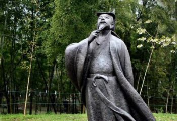 重庆诞生于中国古代传奇的雕塑——王羲之铸铜雕塑