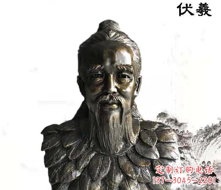 重庆经典古神伏羲雕像,文化艺术绽放光芒