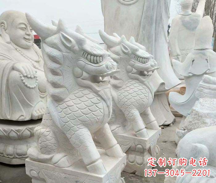 重庆中领雕塑麒麟石雕:传承古典韵味