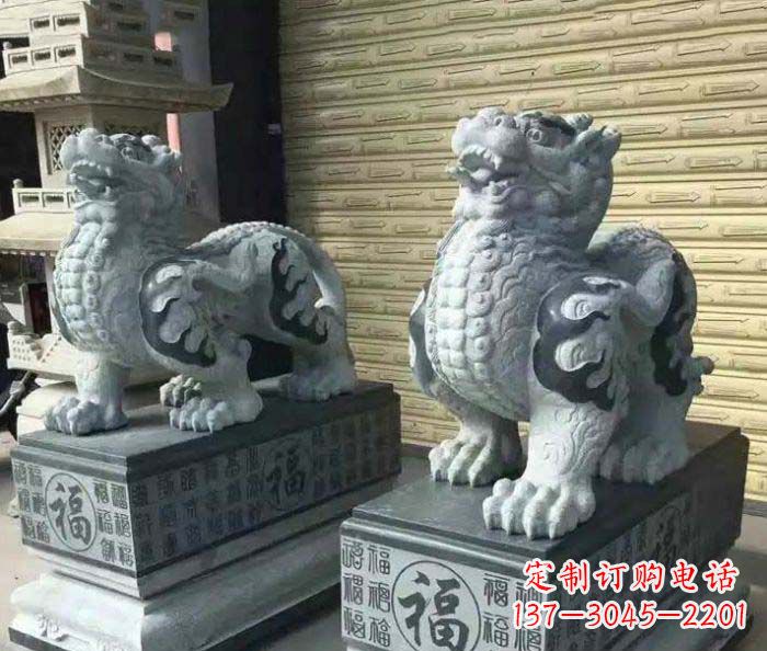 重庆传承经典的古典貔貅石雕
