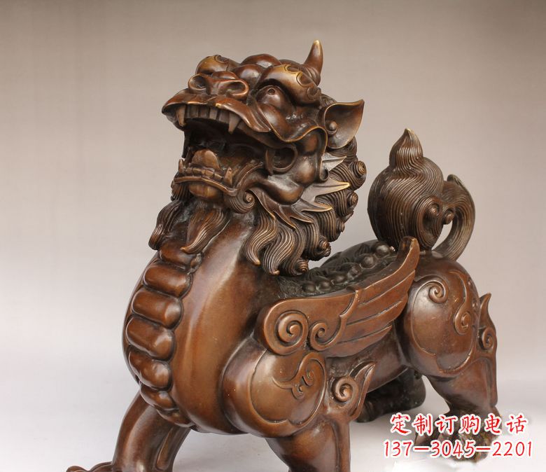 重庆古代神兽貔貅铜雕