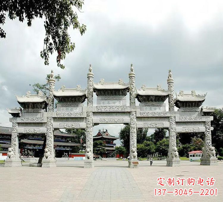 重庆古代石牌坊雕塑
