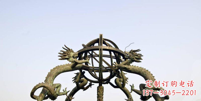 重庆传承中国古代文化,浑天仪铜雕——让精致的往事重现