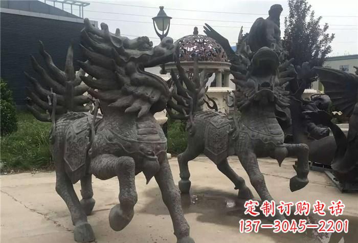 重庆古代铜雕麒麟