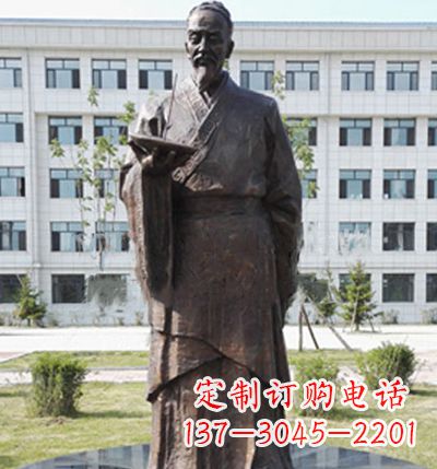 重庆传承古代珍贵文化—祖冲之铜雕塑