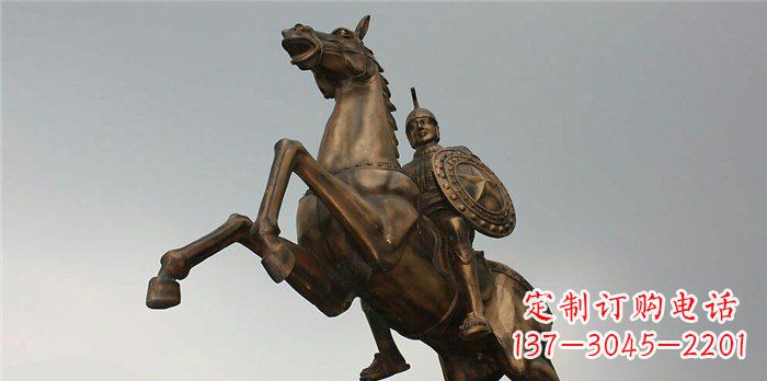 重庆古罗马骑马战士铜雕