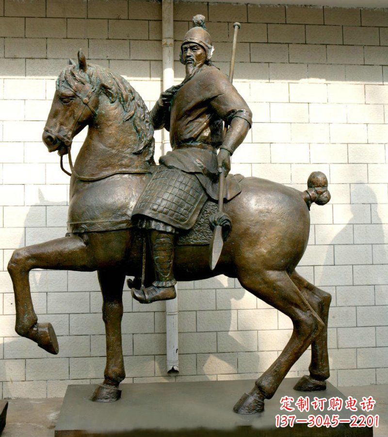 重庆古罗马战士公园景观铜雕