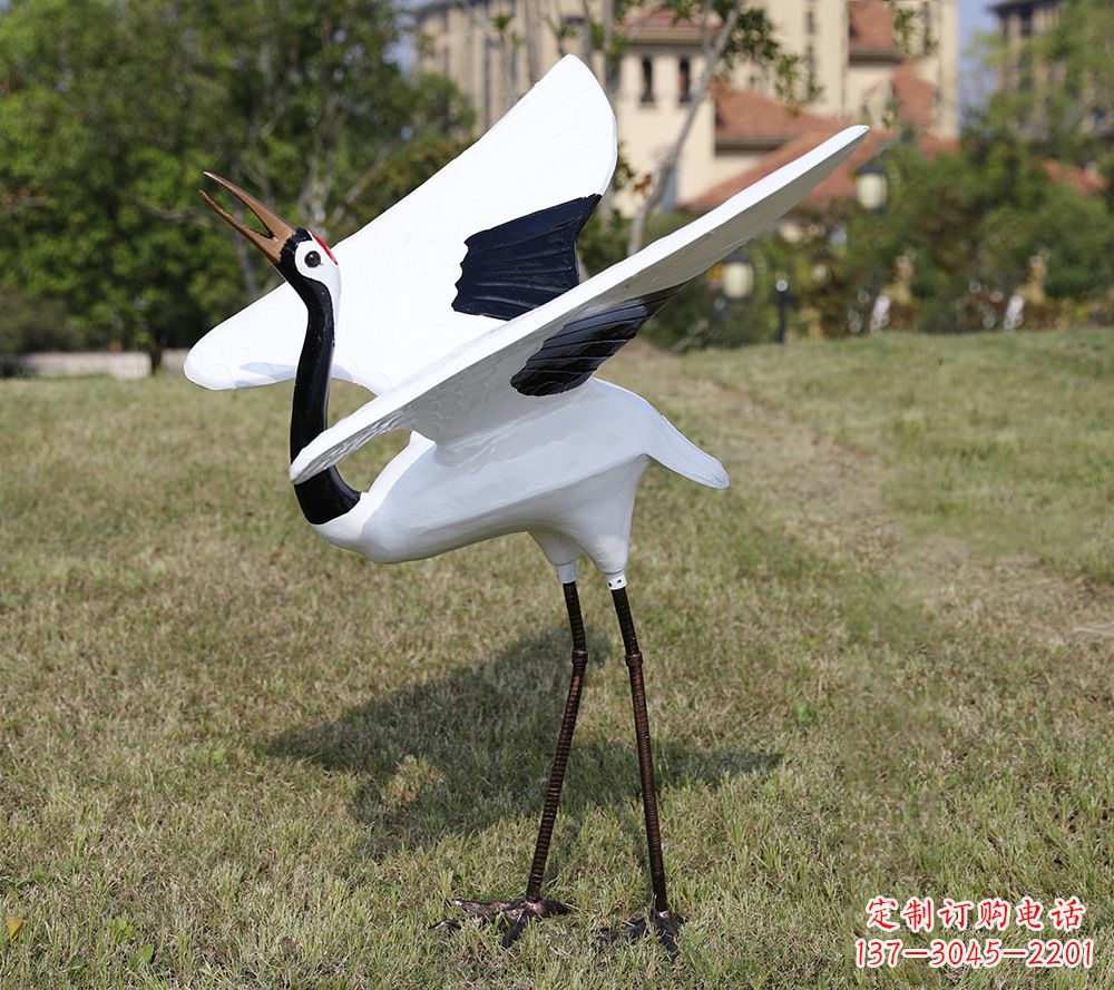 重庆贵族气质,匠心精神:古人仙鹤雕塑