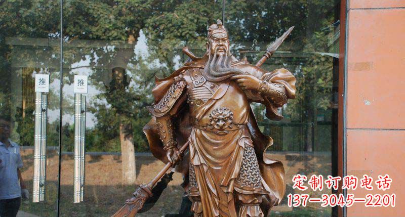 重庆关公古代人物铜雕