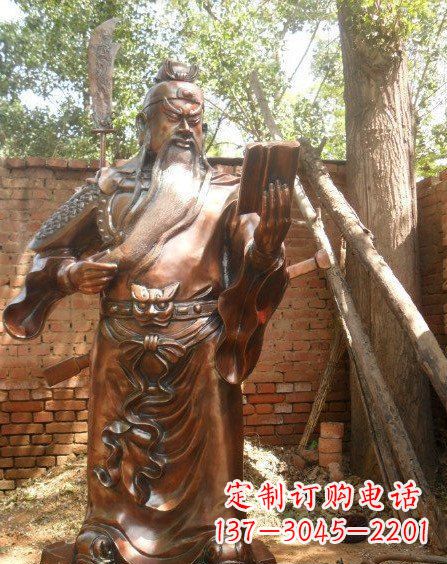 重庆全新关公铜雕,让你的收藏更个性!