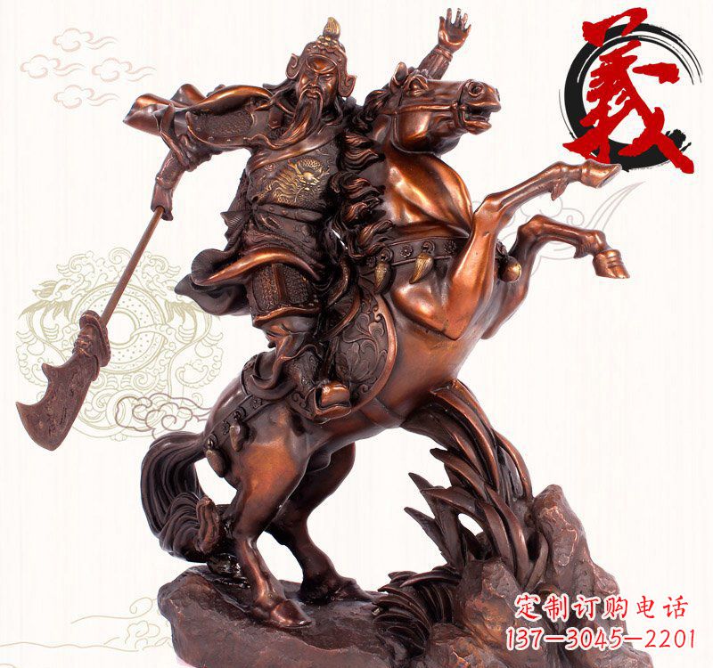 重庆中领雕塑:脱胎于古代传奇的关公铜雕
