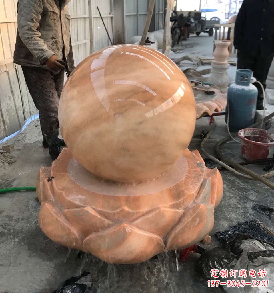 重庆观音风水球定制雕塑