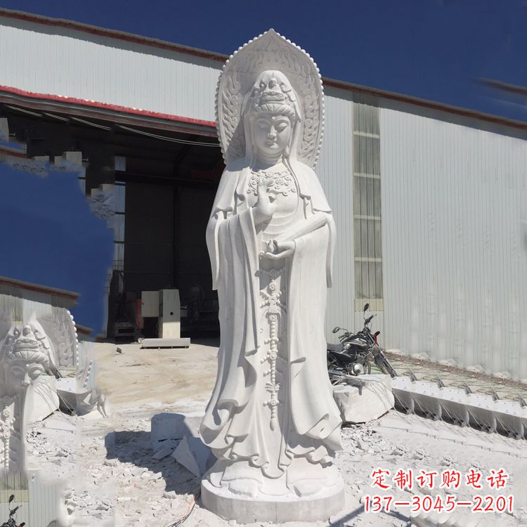 重庆观音大理石雕塑,让你的家居更具仪式感