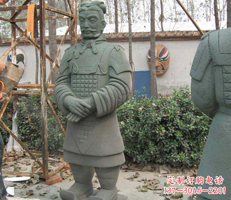 重庆蓝鼎中领雕塑|广场兵马俑石雕