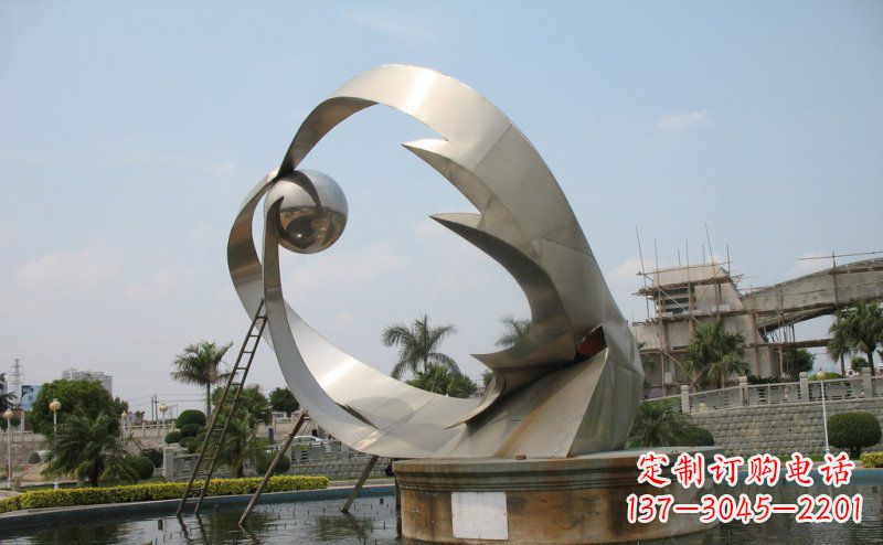 重庆室外不锈钢喷泉雕塑