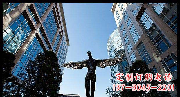 重庆精美不锈钢抽象天使雕塑