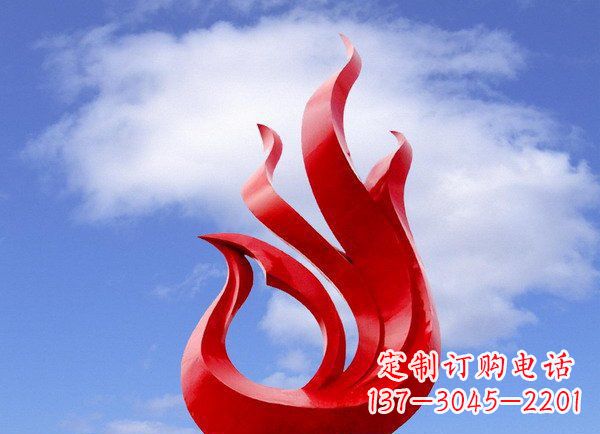 重庆广场不锈钢凤凰雕塑 (2)