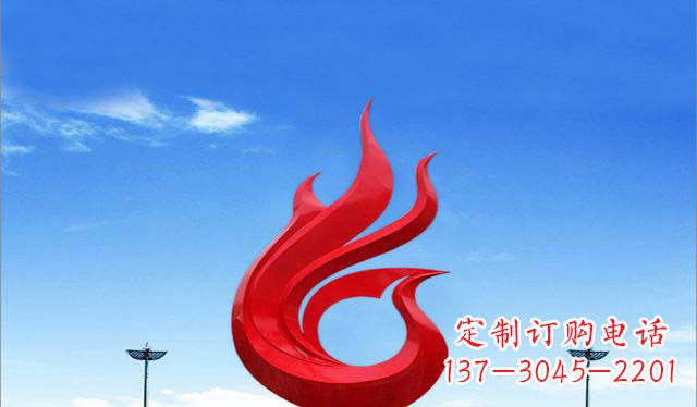 重庆广场不锈钢凤凰雕塑1