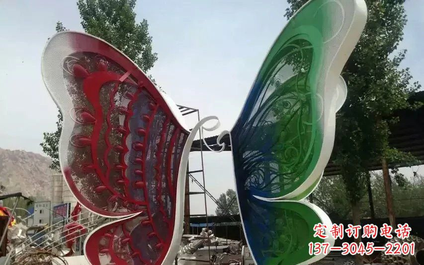 重庆精美不锈钢蝴蝶雕塑