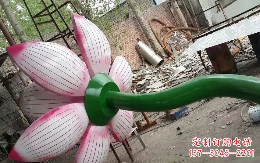 重庆中领雕塑-精致无比的不锈钢莲花雕塑