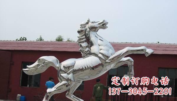 重庆中领雕塑-不锈钢动物雕塑