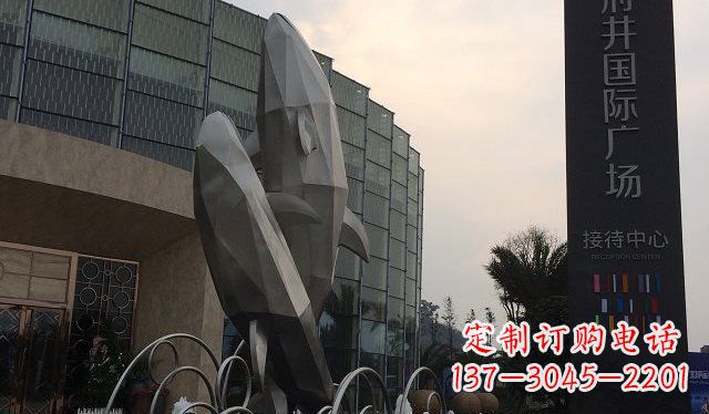 重庆品质超凡的不锈钢海豚雕塑