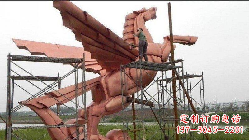 重庆飞马铜雕:完美艺术品