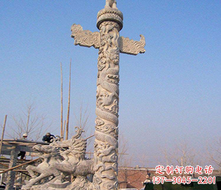 重庆广场华表景观石雕