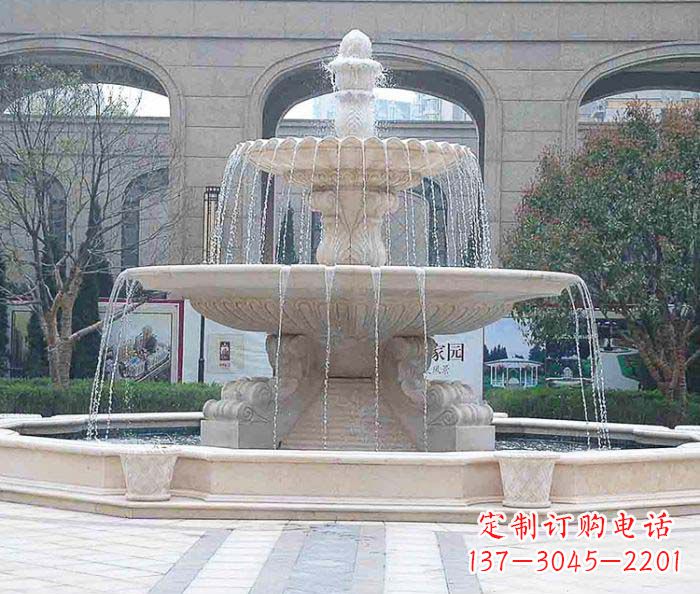 重庆为广场添彩的喷泉大型石雕