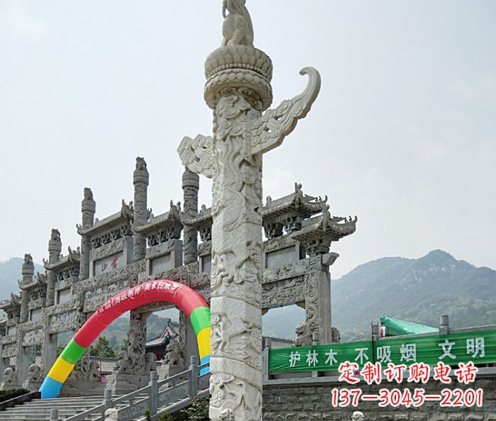 重庆中领雕塑汉白玉华表石雕--专业的定制雕塑制作服务
