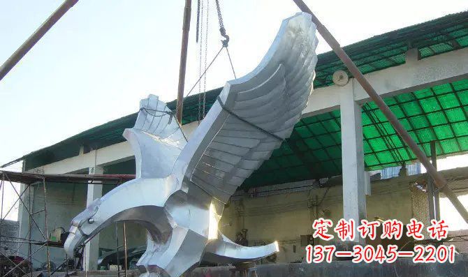 重庆高端大气老鹰不锈钢雕塑