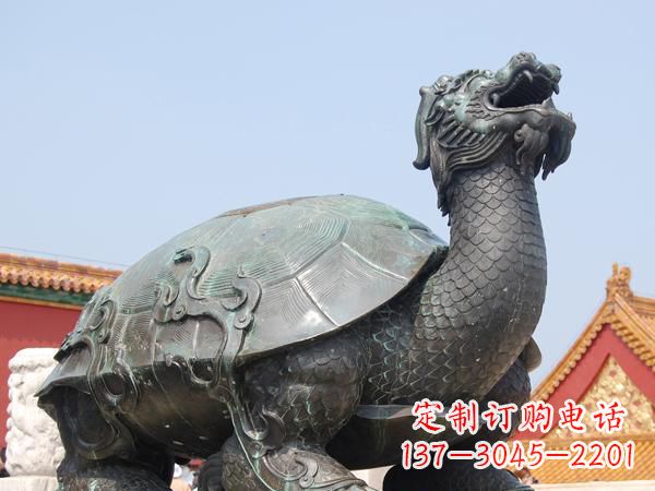 重庆广场龙龟铜雕222