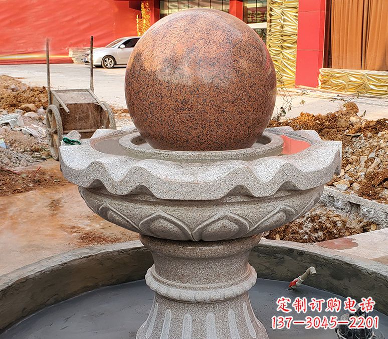 重庆精美喷泉石雕塑,点缀室外美感