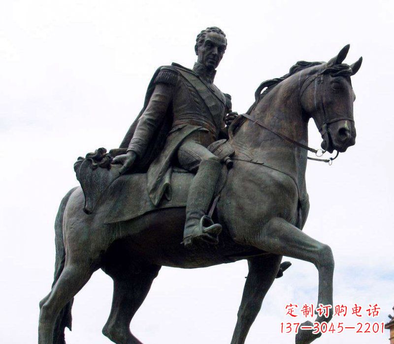 重庆中领雕塑:西方风格骑马铜雕