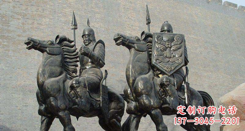 重庆中领雕塑推出的将军铜雕以古代将军的形象为…