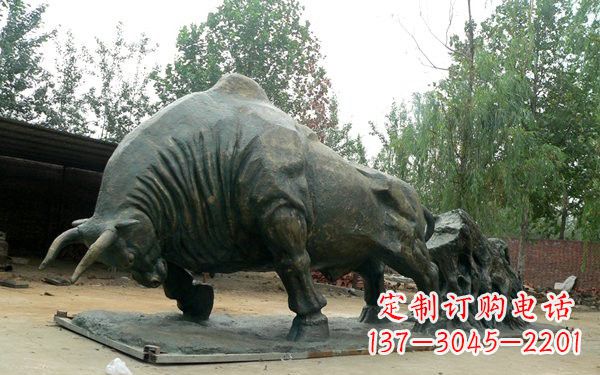重庆新中国拓荒牛铜雕,传承中国传统文化