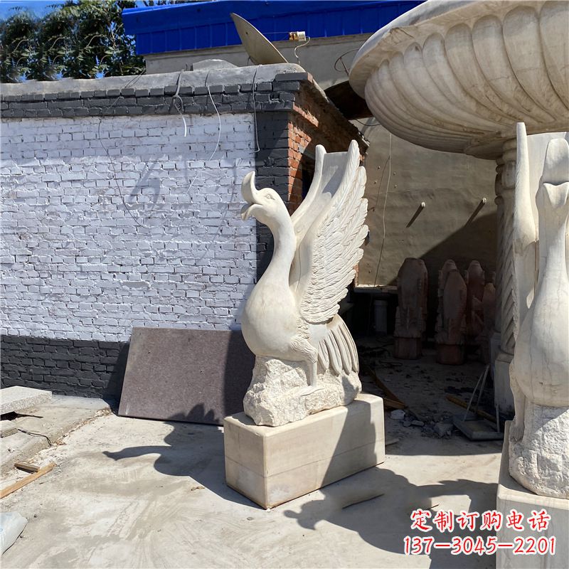 重庆中领雕塑艺术精致天鹅雕塑